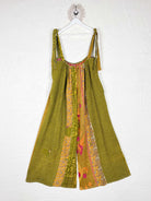 Yellow boho kantha jumpsuit - Love Protect Sustain