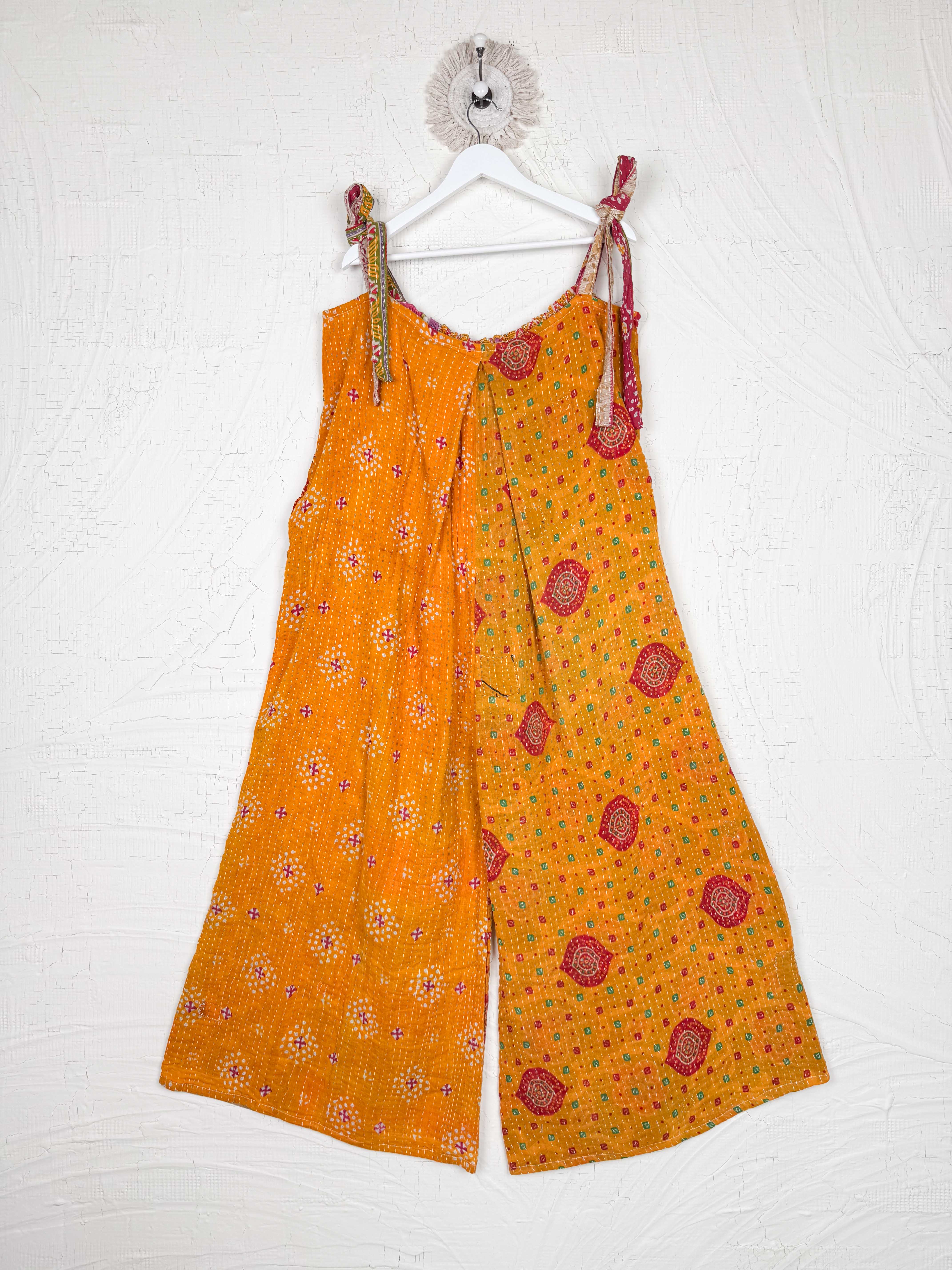 Yellow free size jumpsuit - Love Protect Sustain