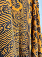 Yellow silk dress - Love Protect Sustain