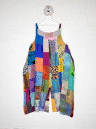 baggy boho patchwork dungarees - Love Protect Sustain