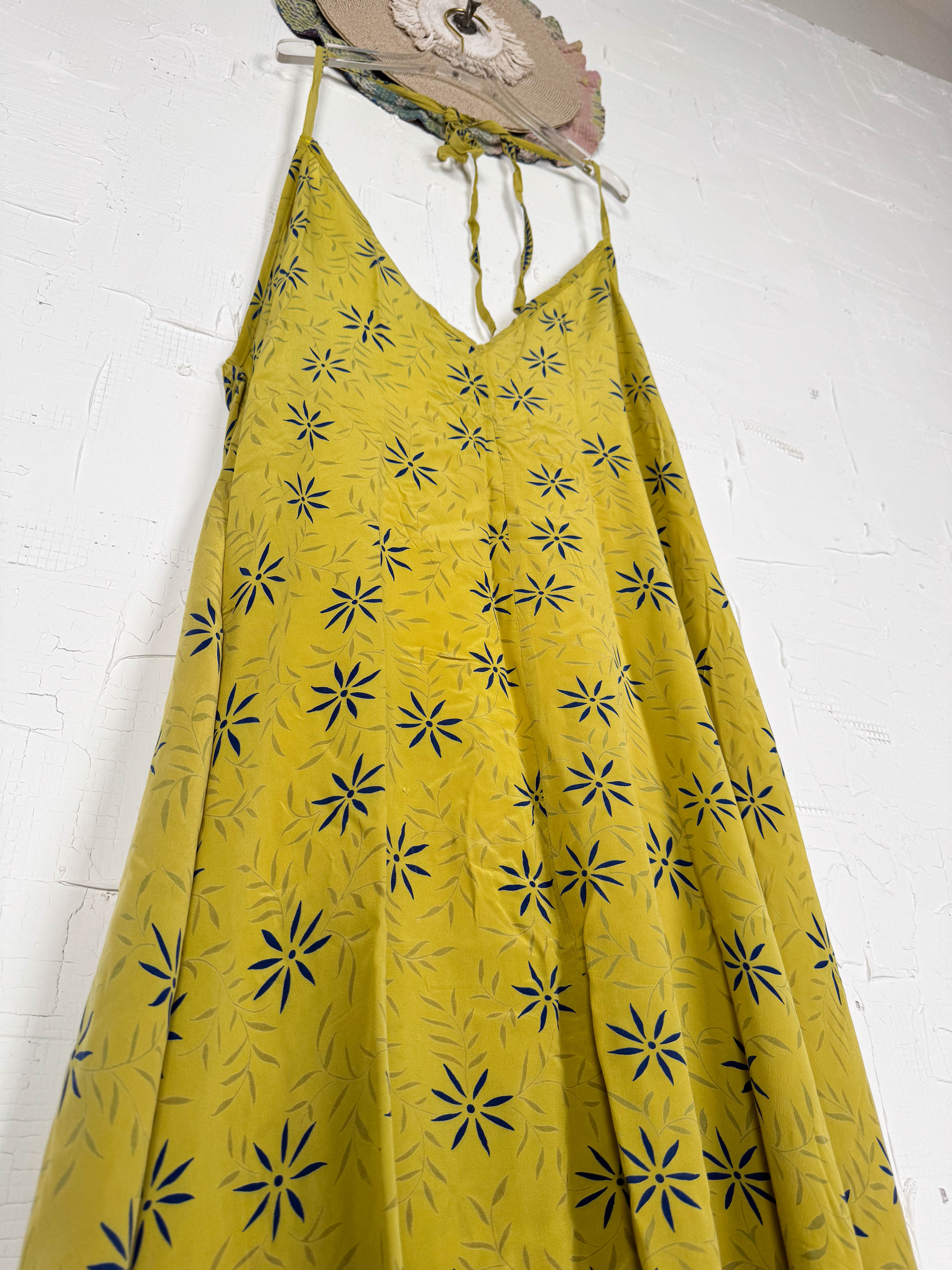 beach silk dress - Love Protect Sustain