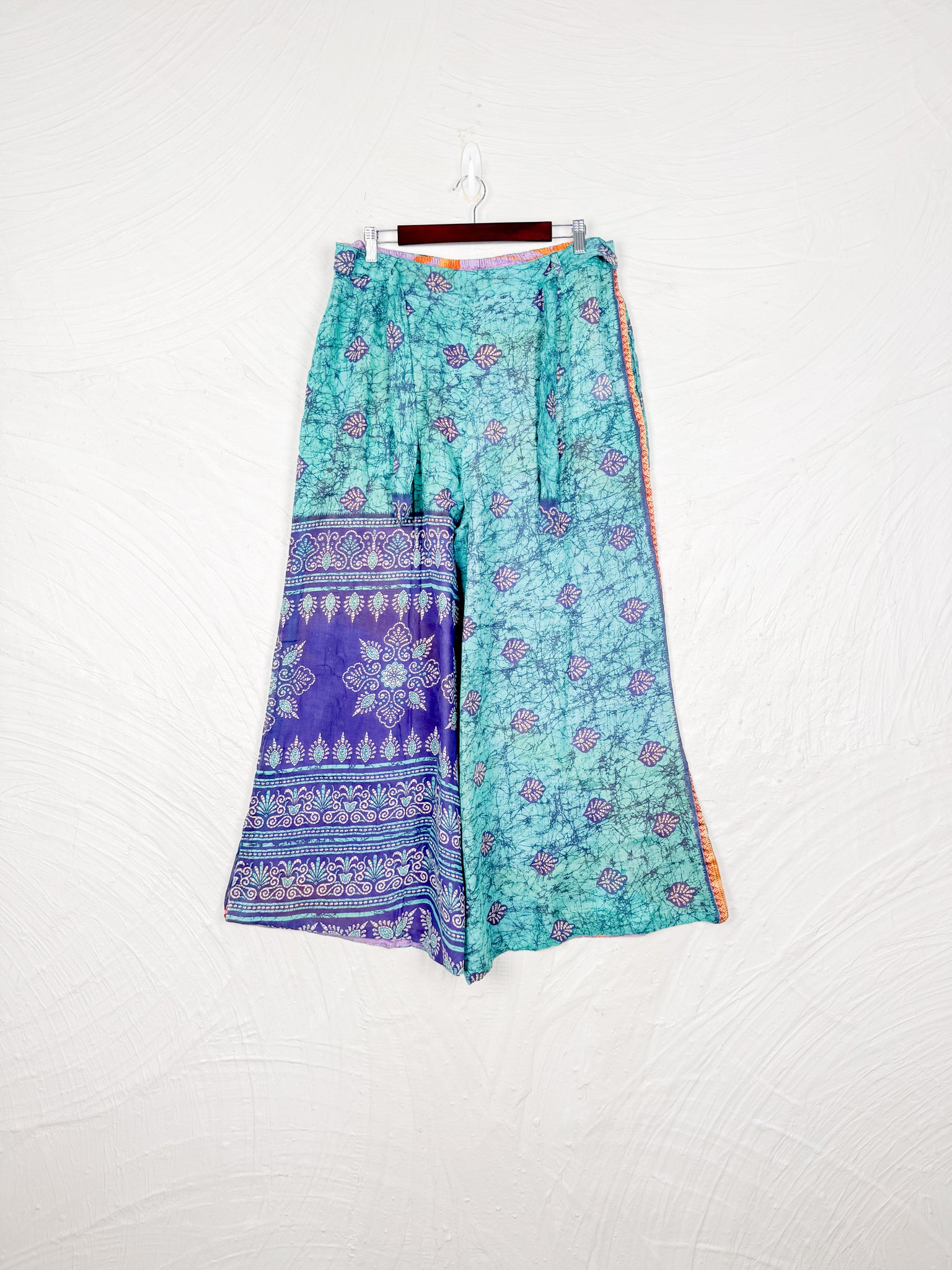 blue boho pants - Love Protect Sustain 