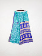blue cotton pants - Love Protect Sustain 