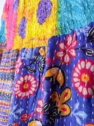 blue floral kantha skirt - Love Protect Sustain