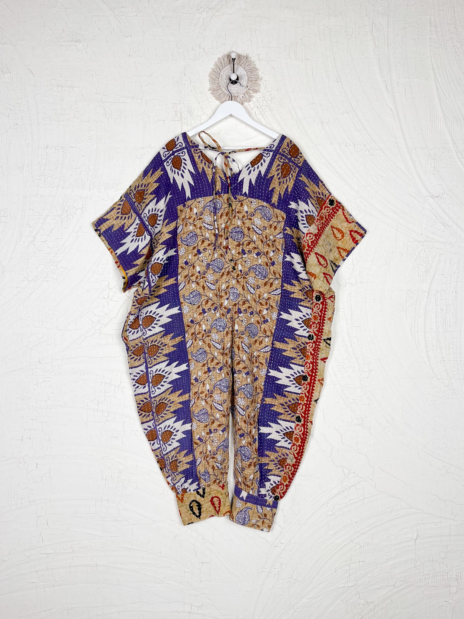 bohemian Kantha cotton free size - Love Protect Sustain