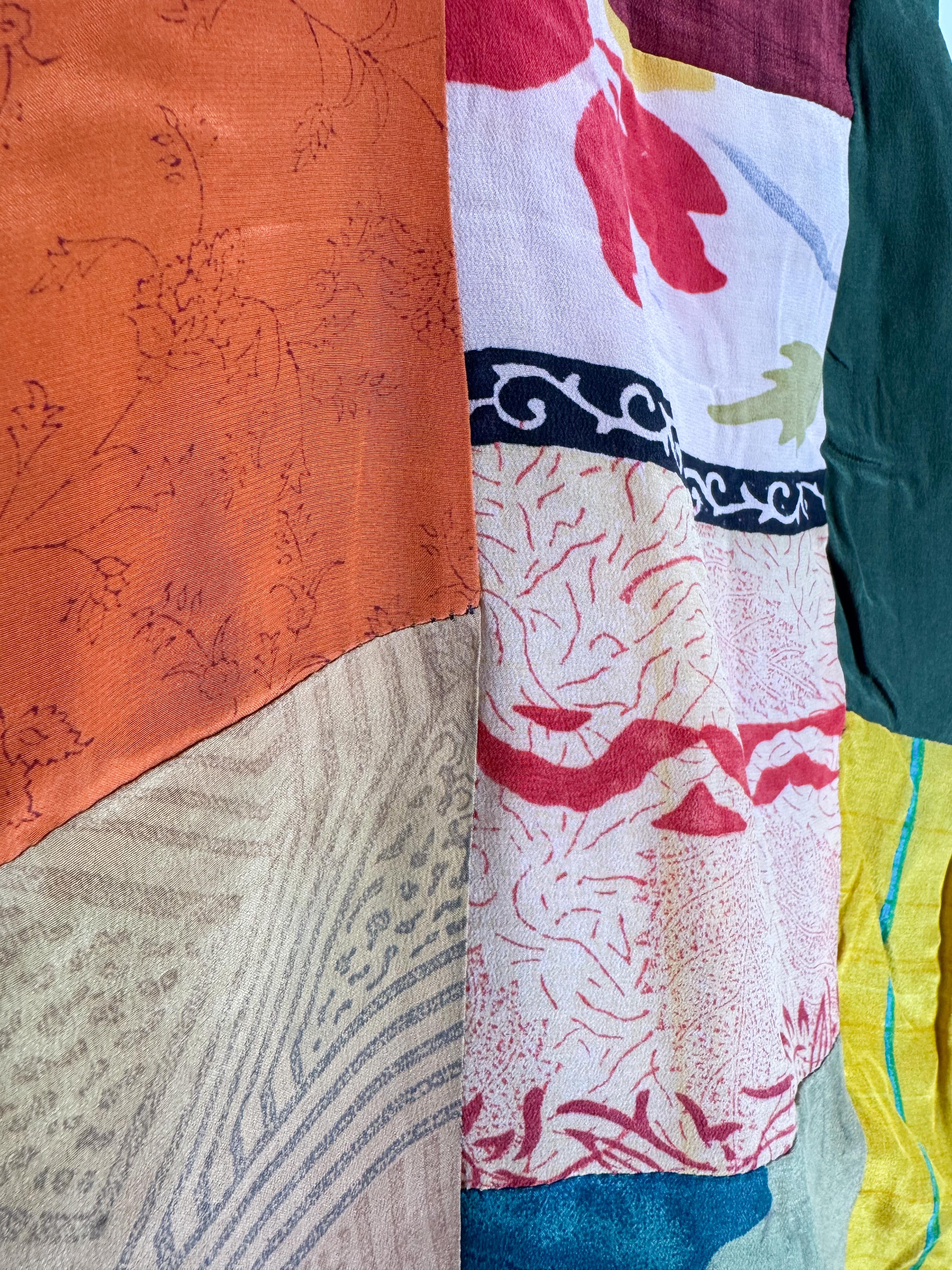 boho patchwork dungarees - Love Protect Sustain