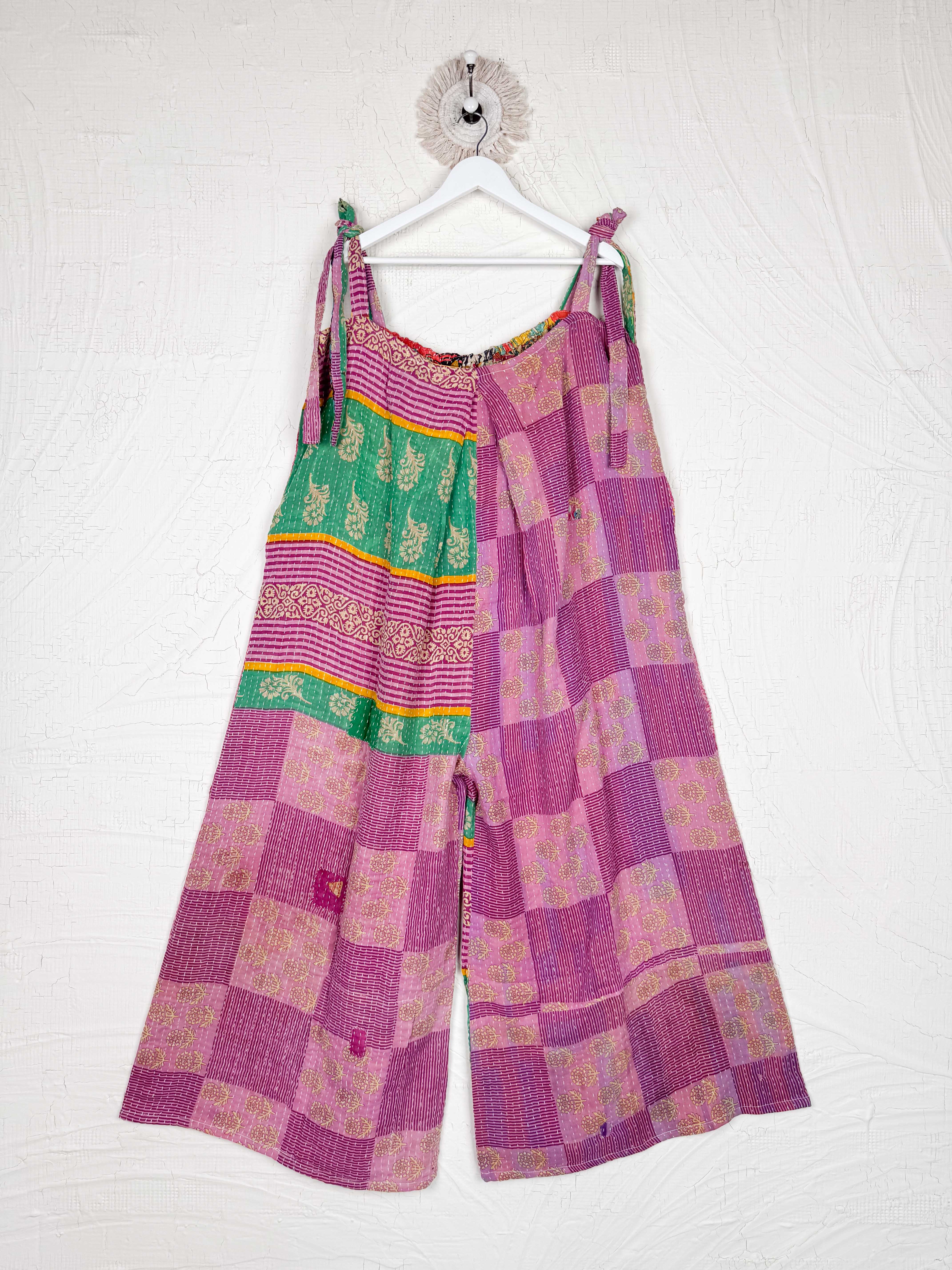 boho vacation jumpsuit - Love Protect Sustain