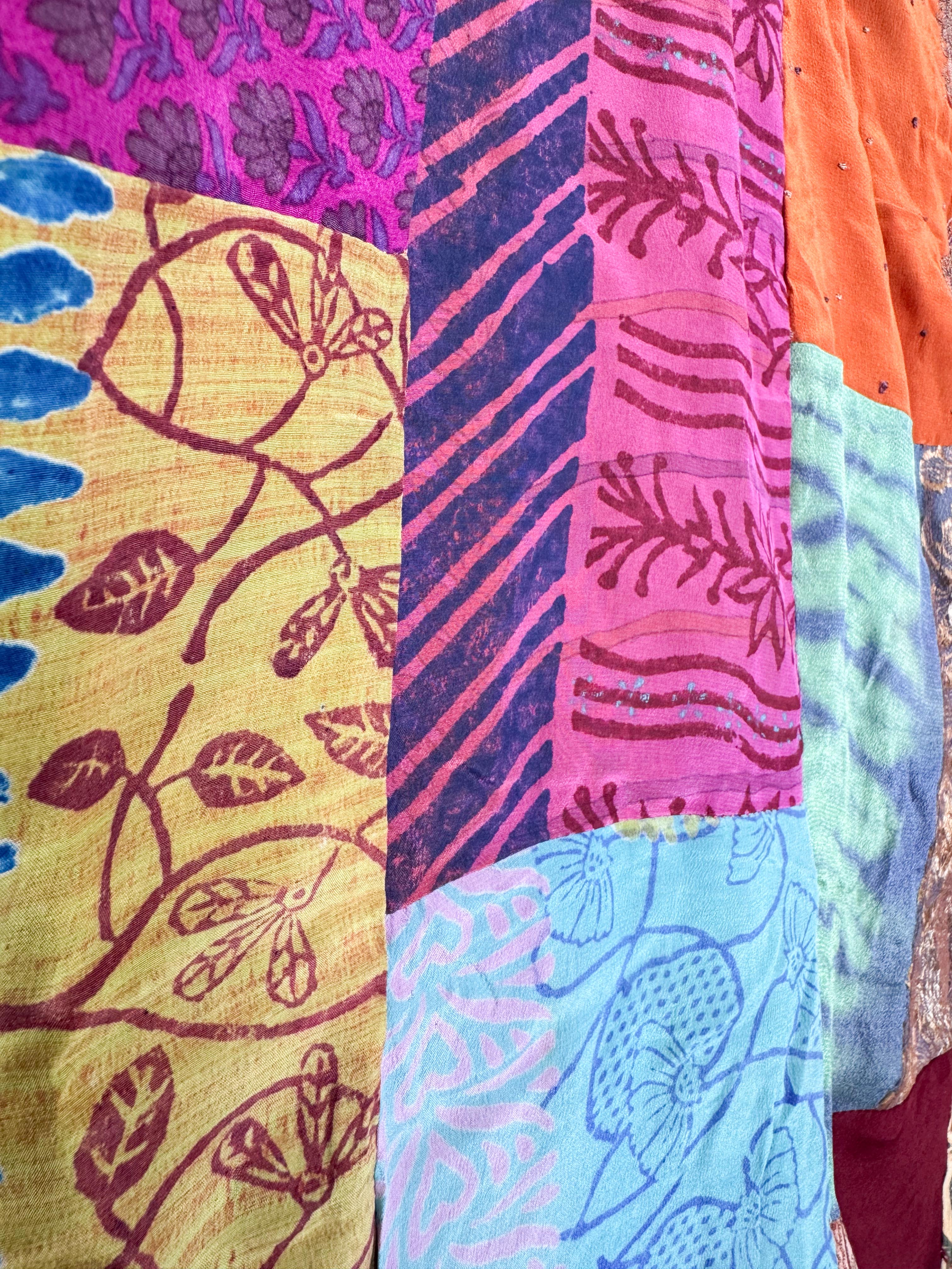 bright hippie patchwork jumpsuit_ - Love Protect Sustain