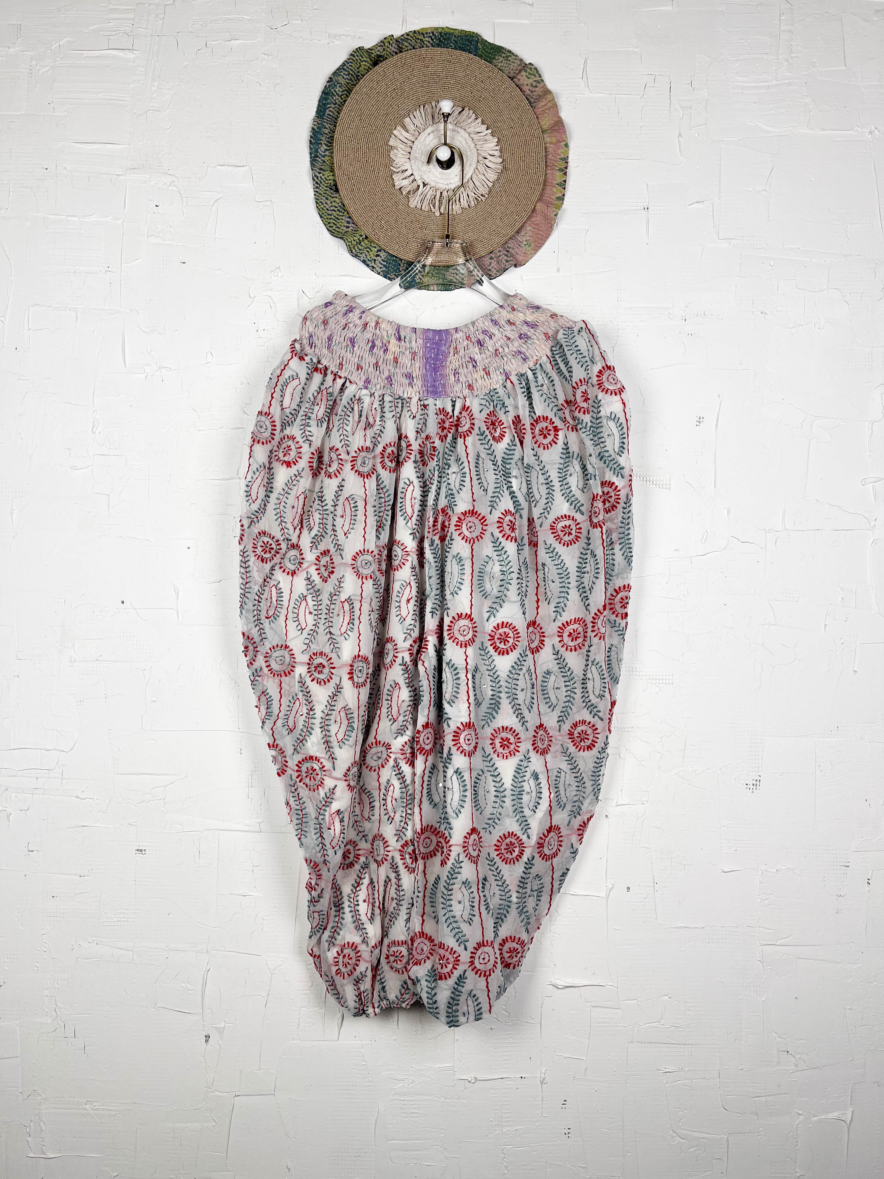 embroidery harem pants - Love Protect Sustain 