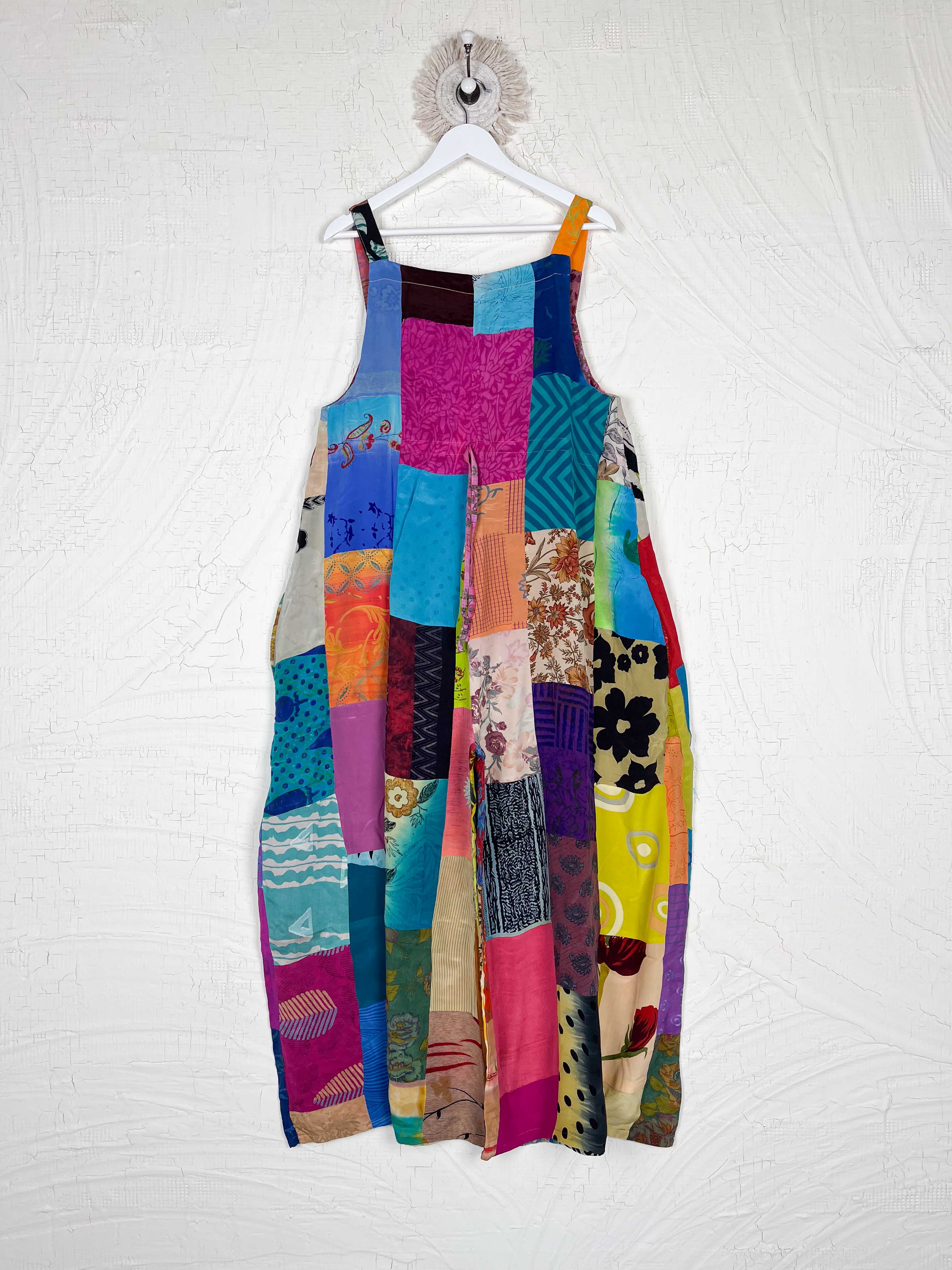 ethnic mixed patches Jumpsuit - Love Protect Sustain