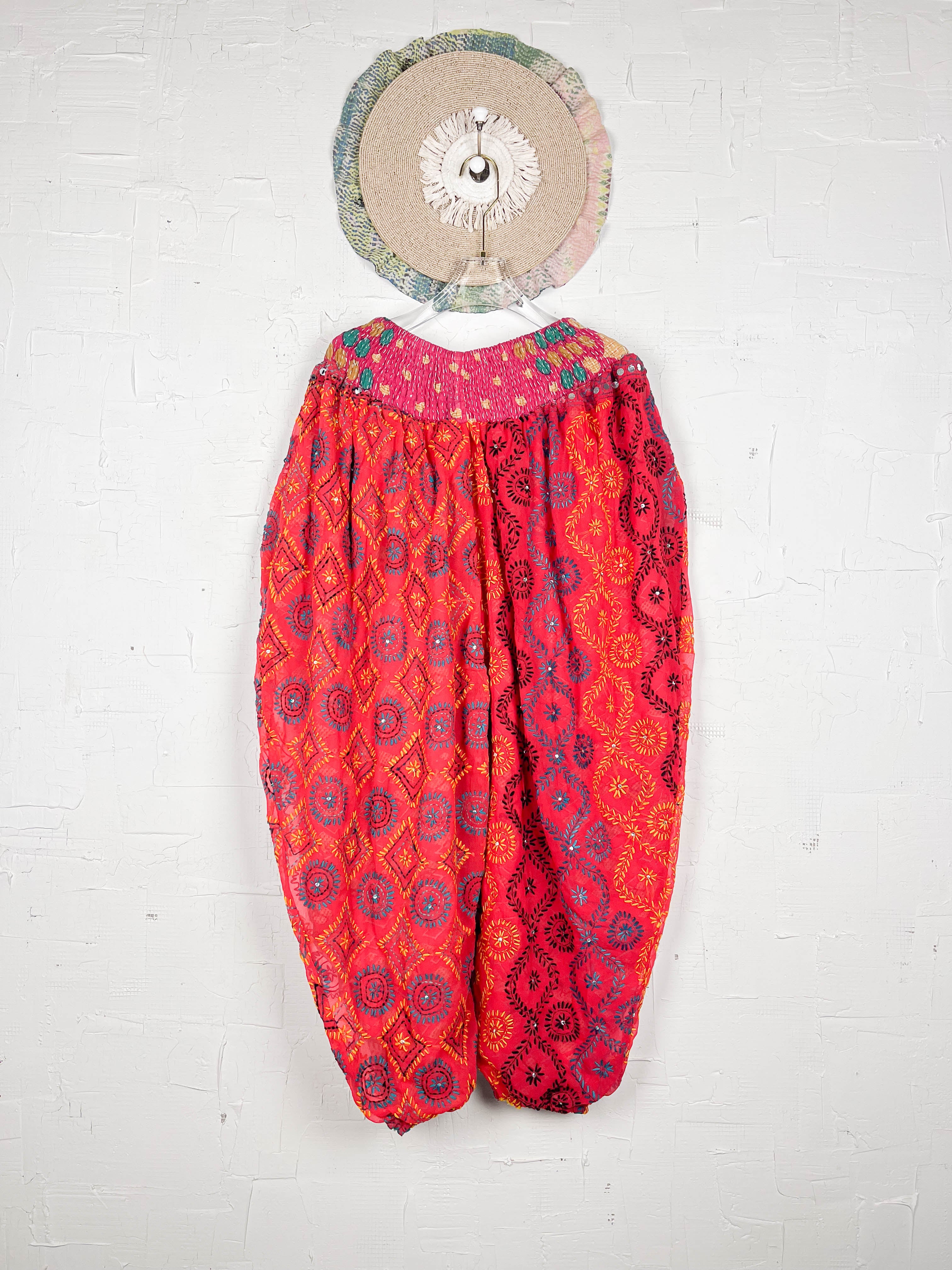 ethnic embroidered pants - Love Protect Sustain 