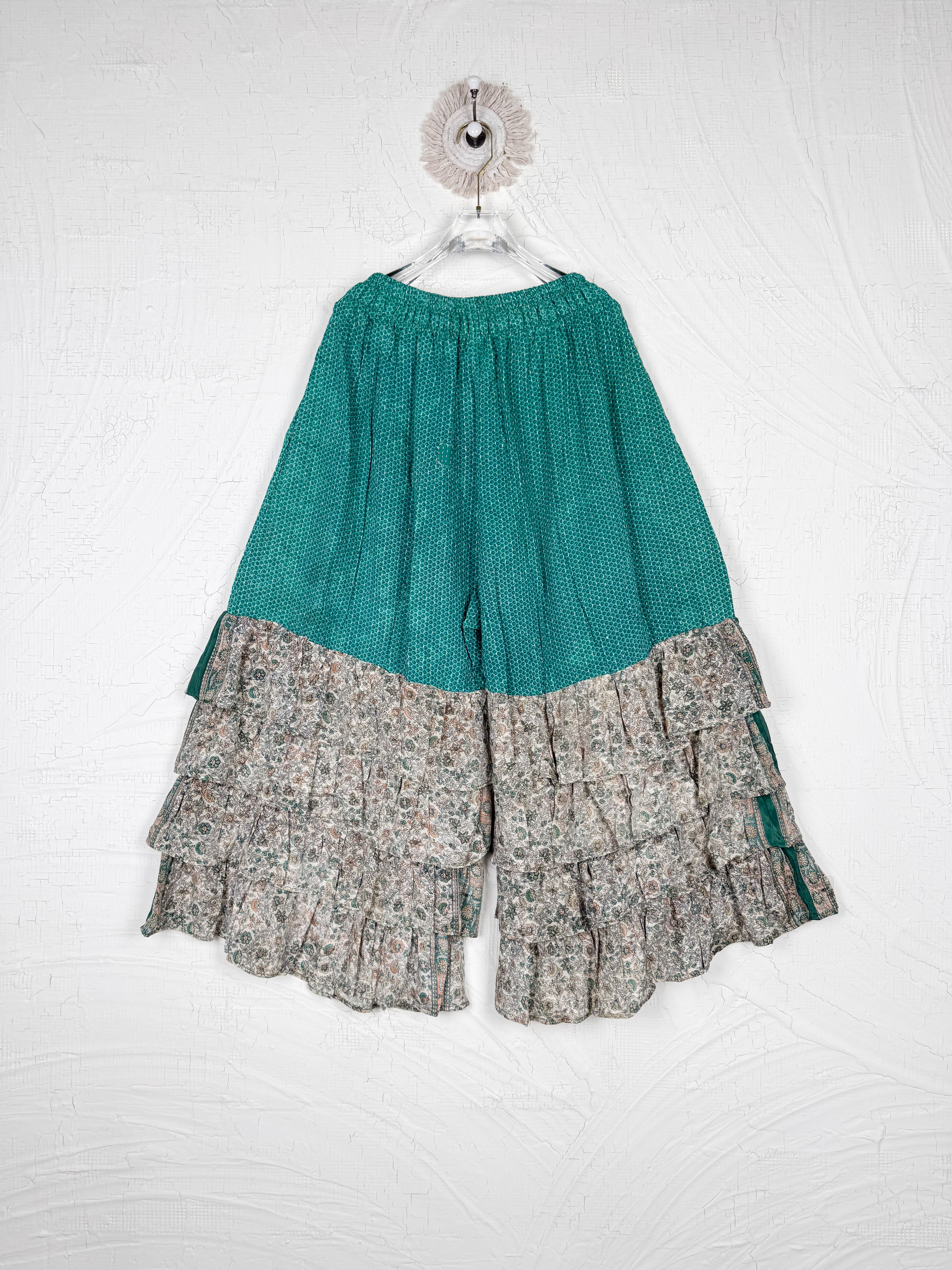 ethnic print wide leg pants - Love Protect Sustain