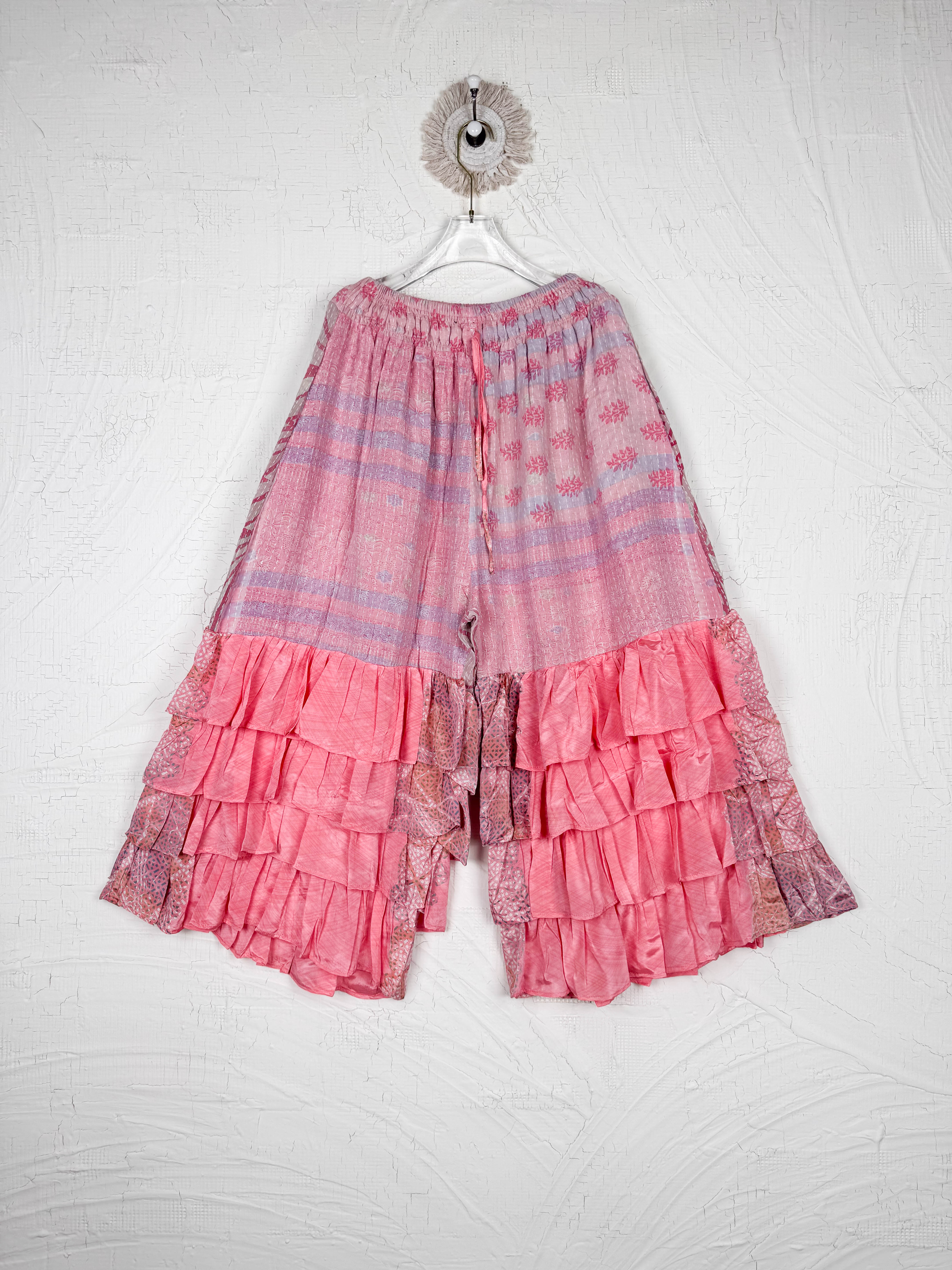 ethnic print wide leg pants - Love Protect Sustain