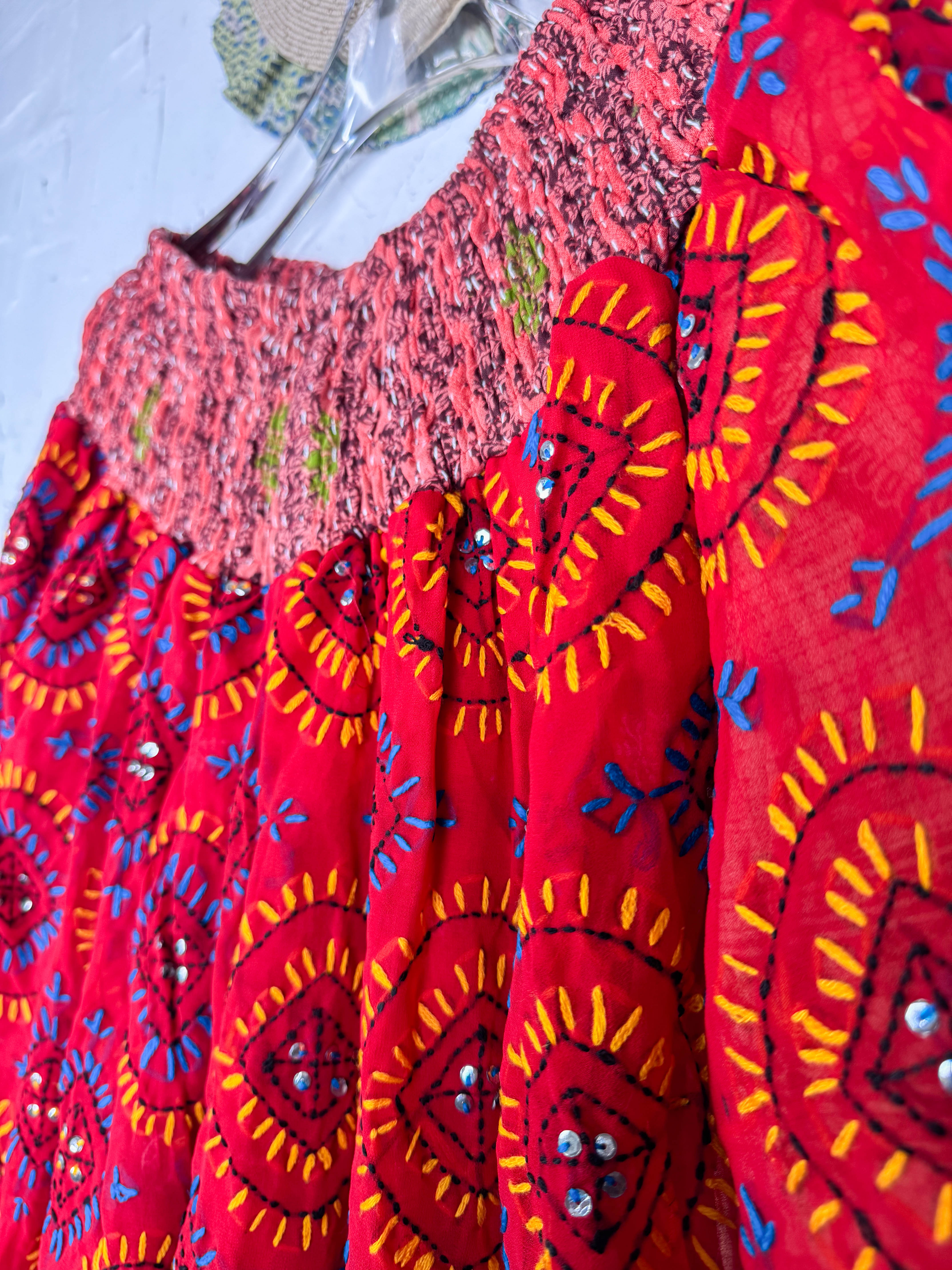 festival embroidered pants - Love Protect Sustain 