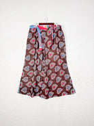 floral brown pants - Love Protect Sustain 