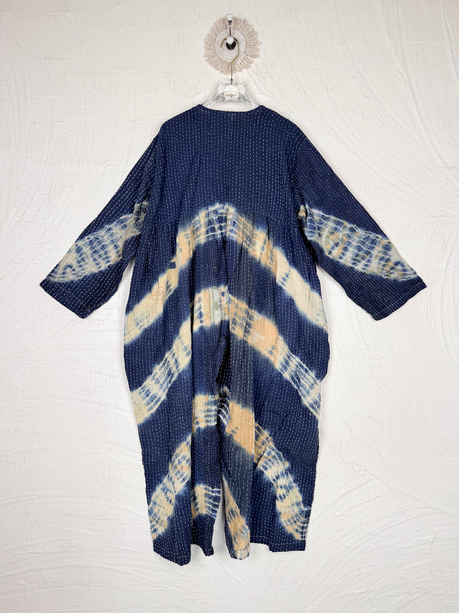 handmade blue tie dye jumpsuit - Love Protect Sustain