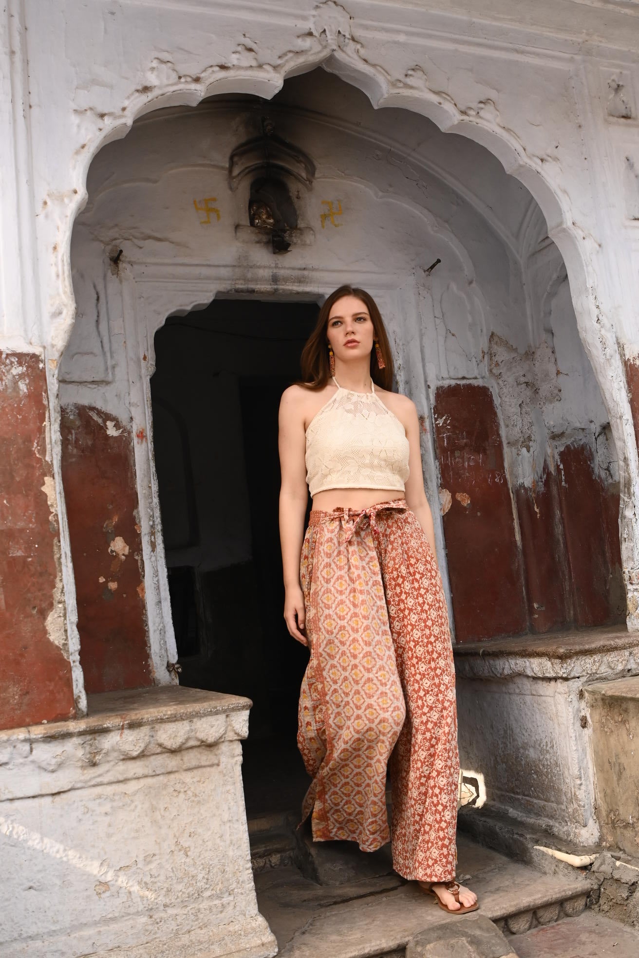kantha lounge pants - Love Protect Sustain