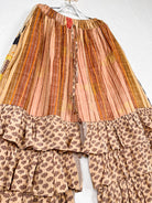 kantha silk frill pants - Love Protect Sustain