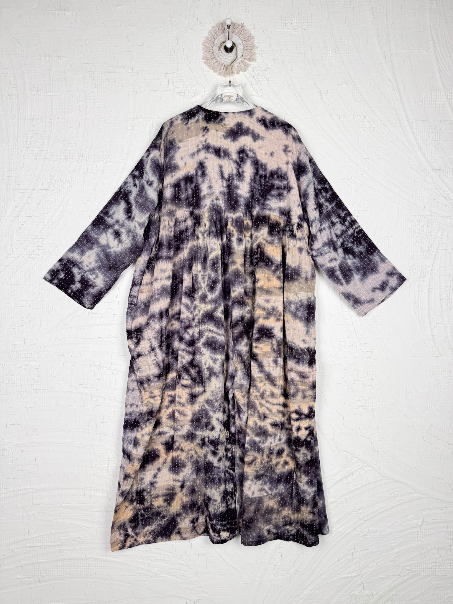 kantha tie dye cropped leg jumpsuit - Love Protect Sustain