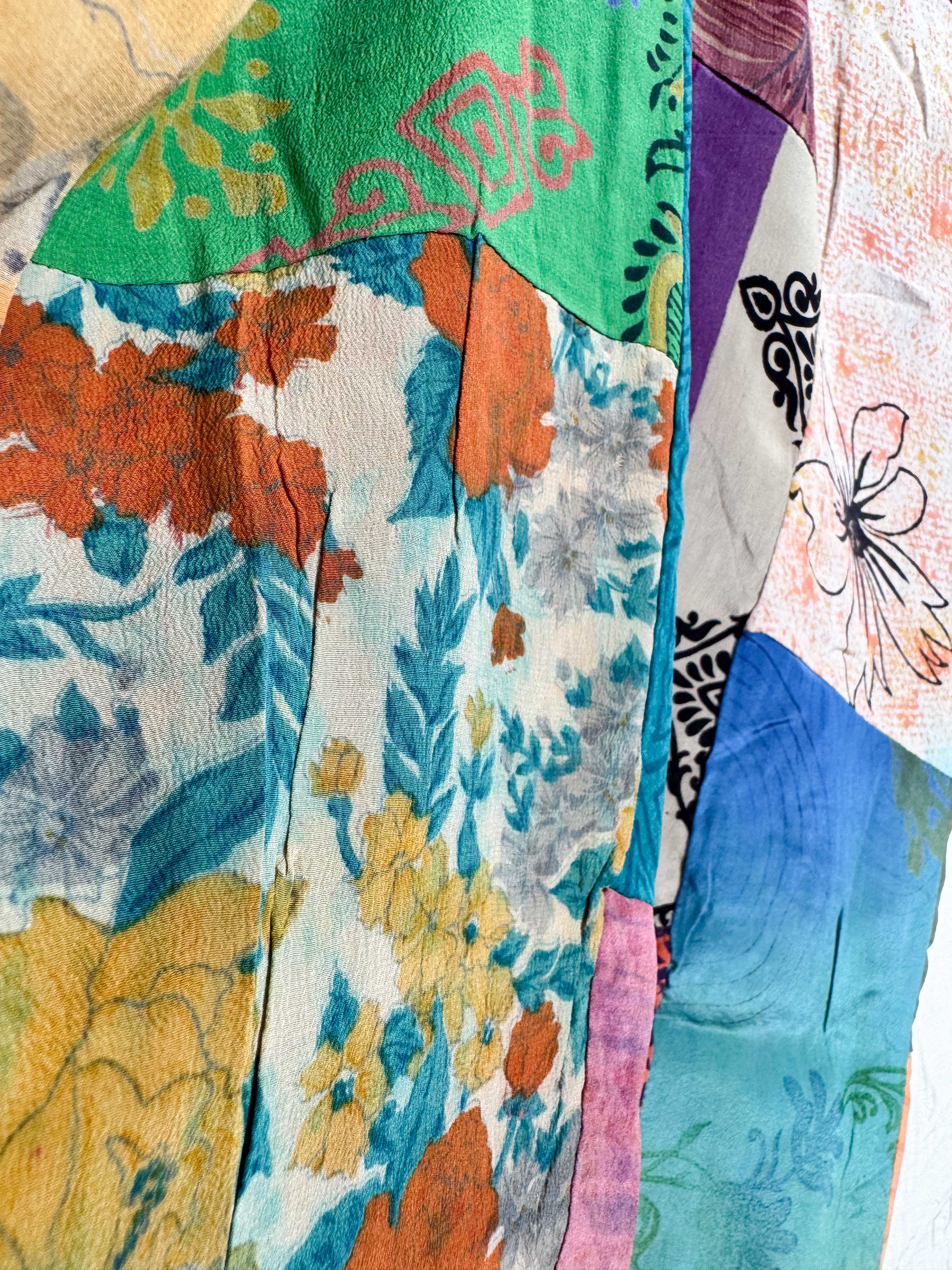 patchwork jumpsuit - Love Protect Sustain