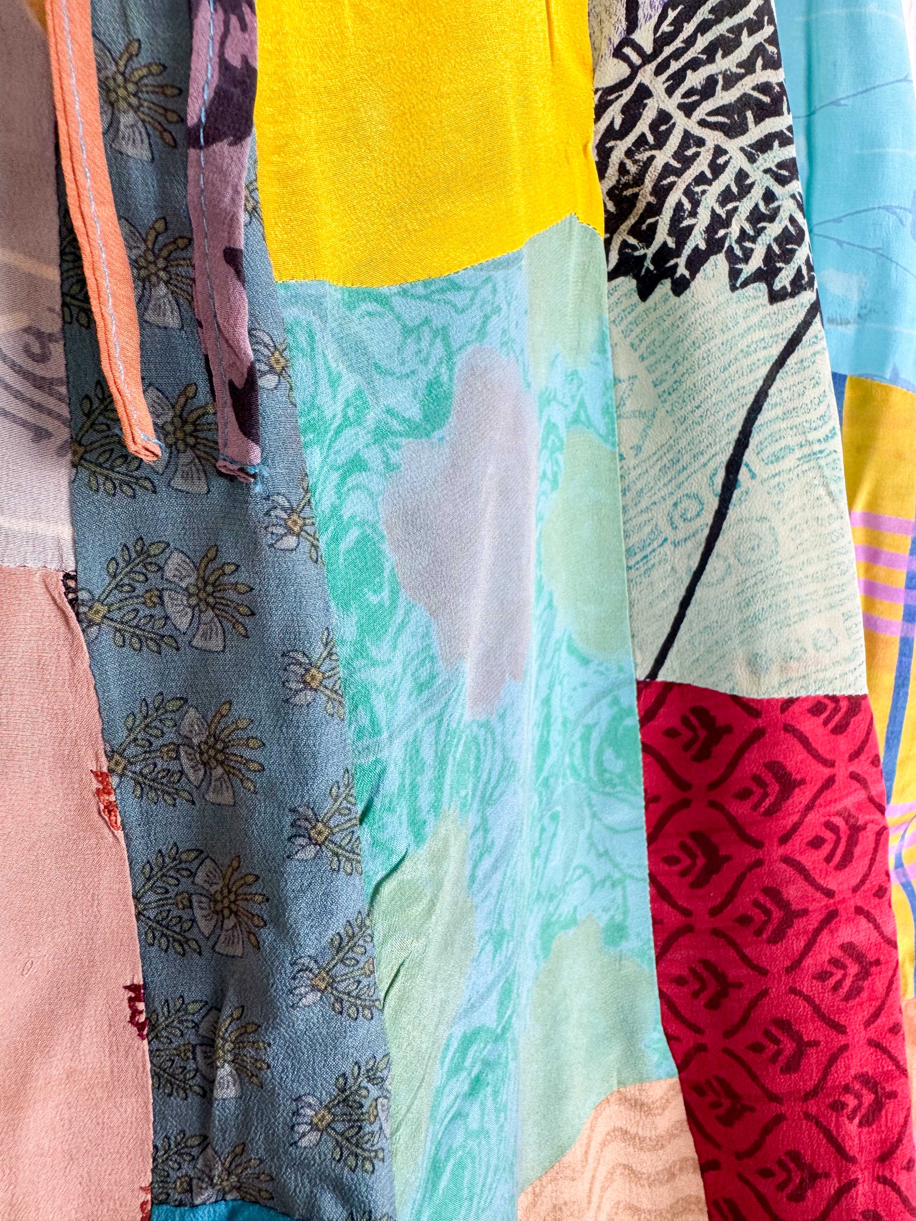 patchwork maxi dress - Love Protect Sustain