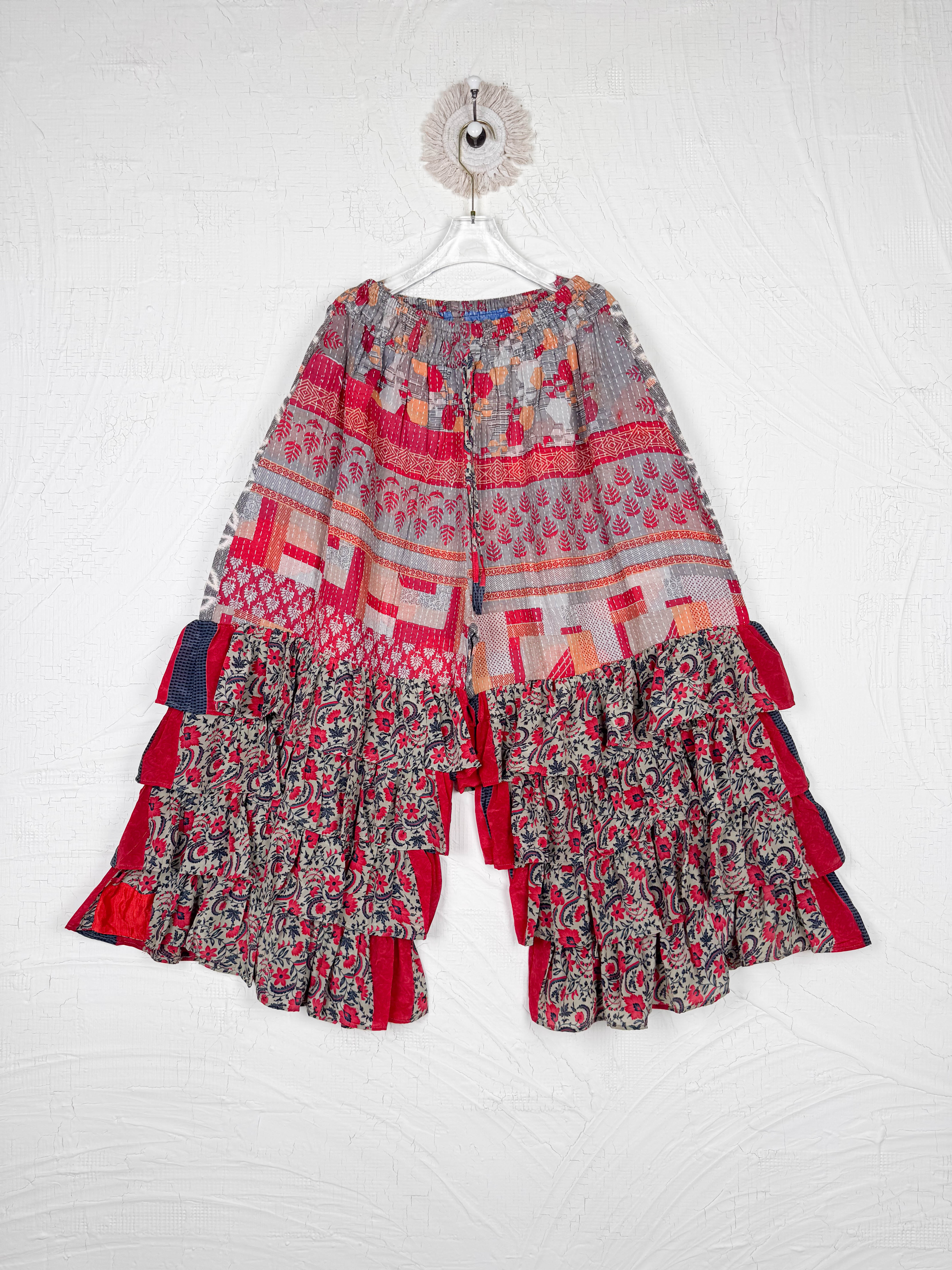 patchwork bohemian pants - Love Protect Sustain
