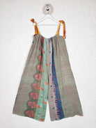 patchwork strap jumpsuit - Love Protect Sustain