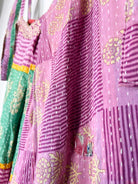 purple boho maternity jumpsuit - Love Protect Sustain