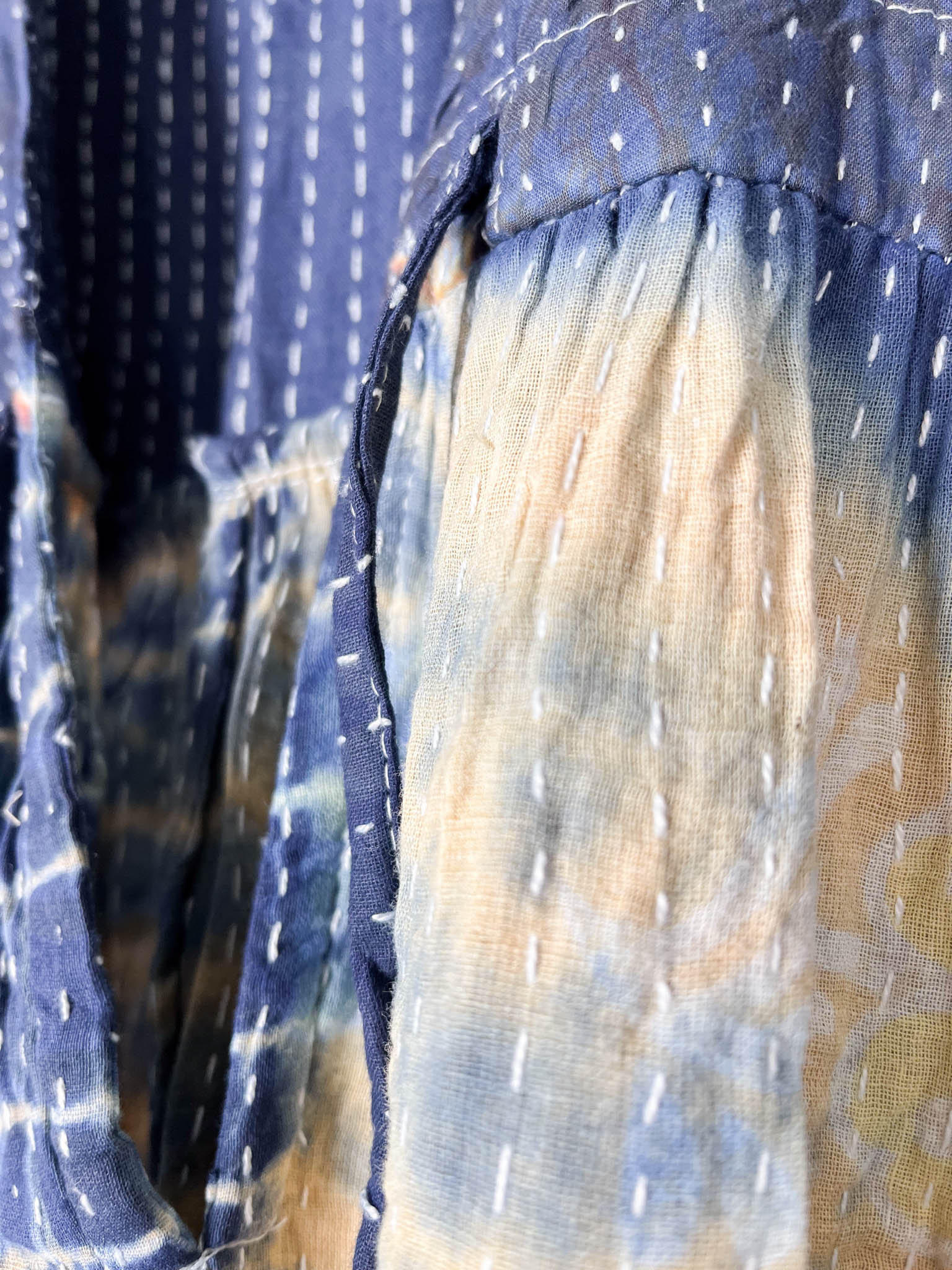 purple yellow tie-dye jumpsuit - Love Protect Sustain