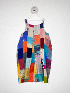 rainbow patchwork overalls women - Love Protect Sustain