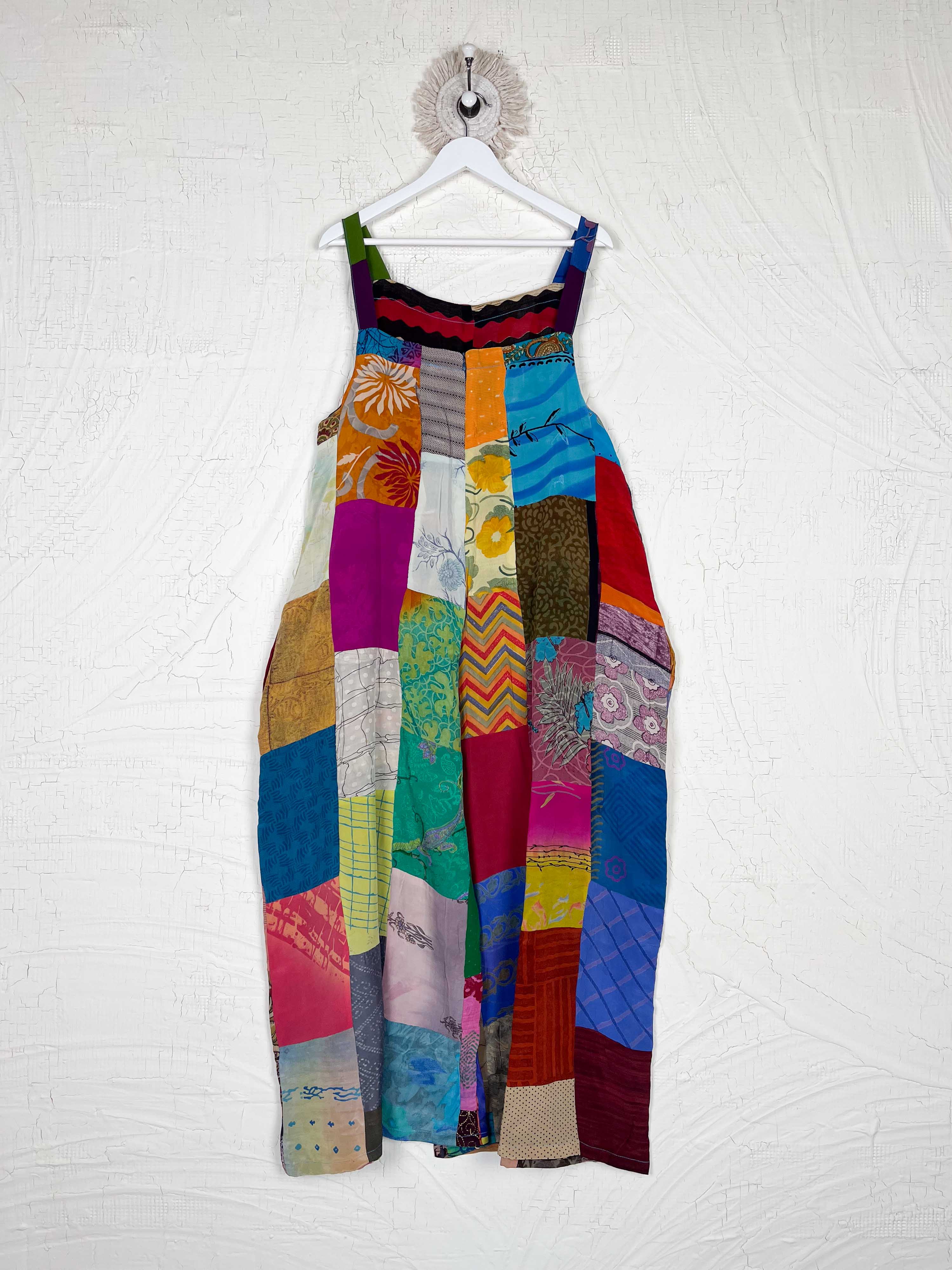 recycled sari fabric overall - Love Protect Sustain
