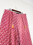 red cotton printed pant - Love Protect Sustain 