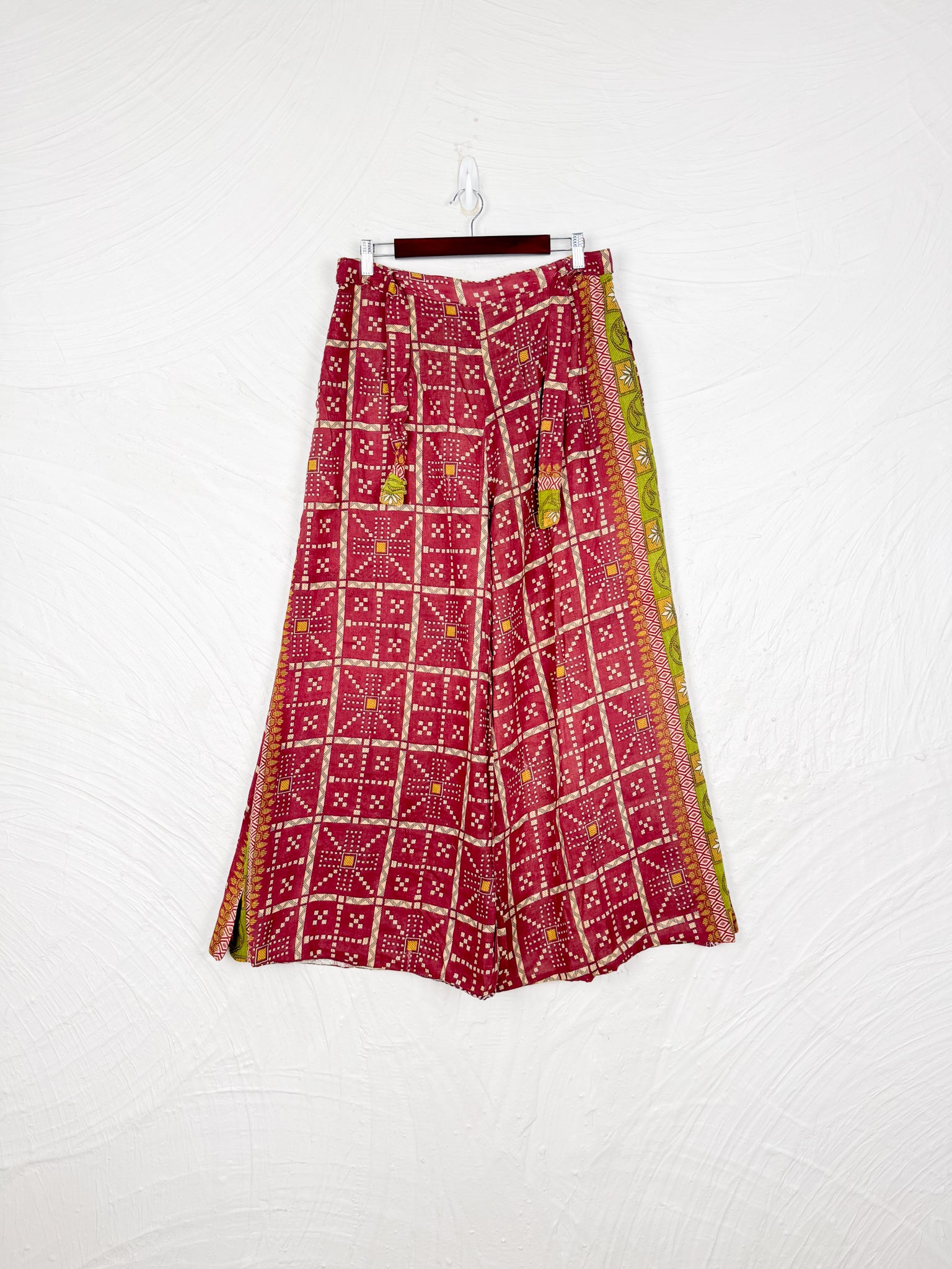 reversible cotton pants - Love Protect Sustain 