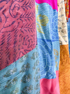 silk patchwork overall dress - Love Protect Sustain