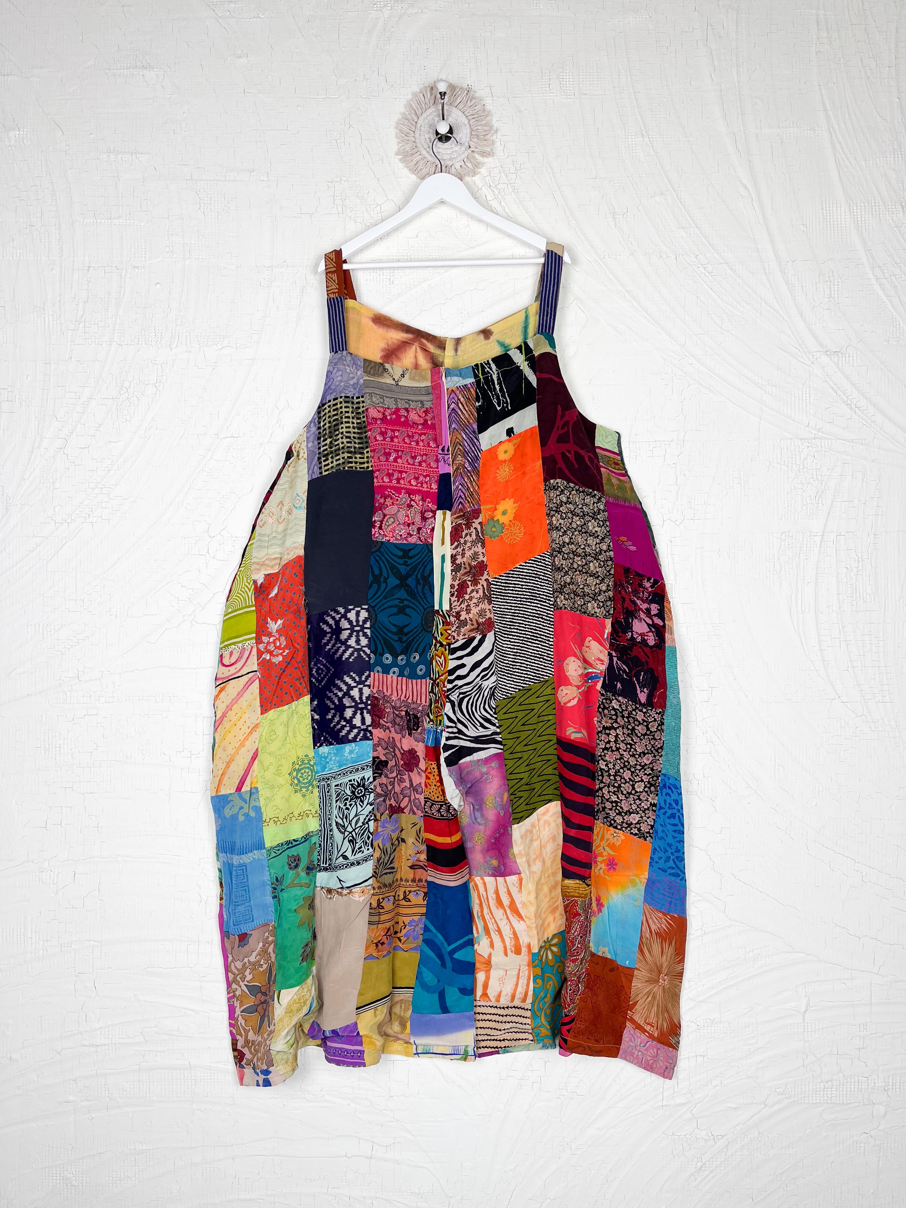 sustainable patchwork clothing women - Love Protect Sustain