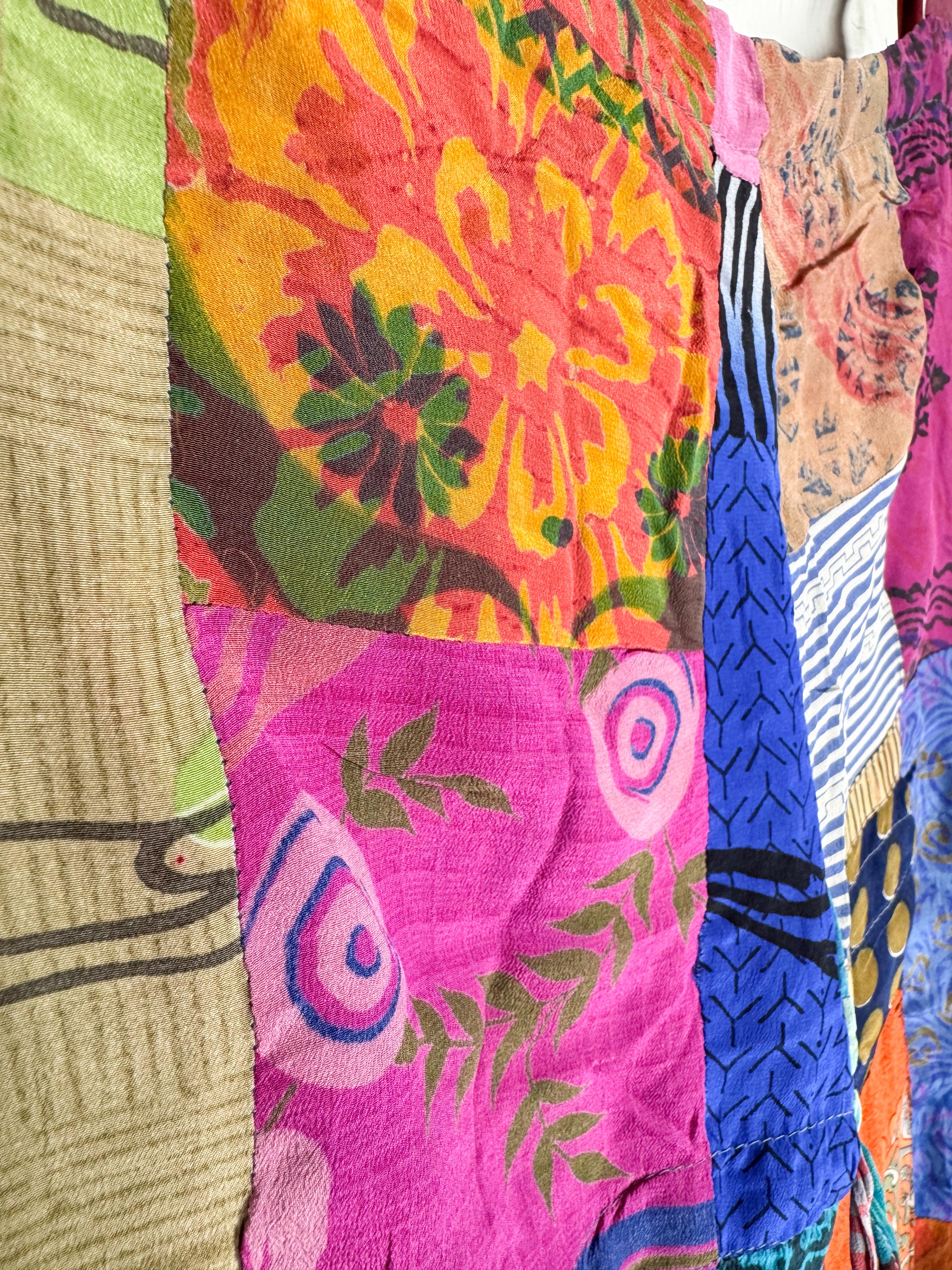 sustainable patchwork clothing women - Love Protect Sustain