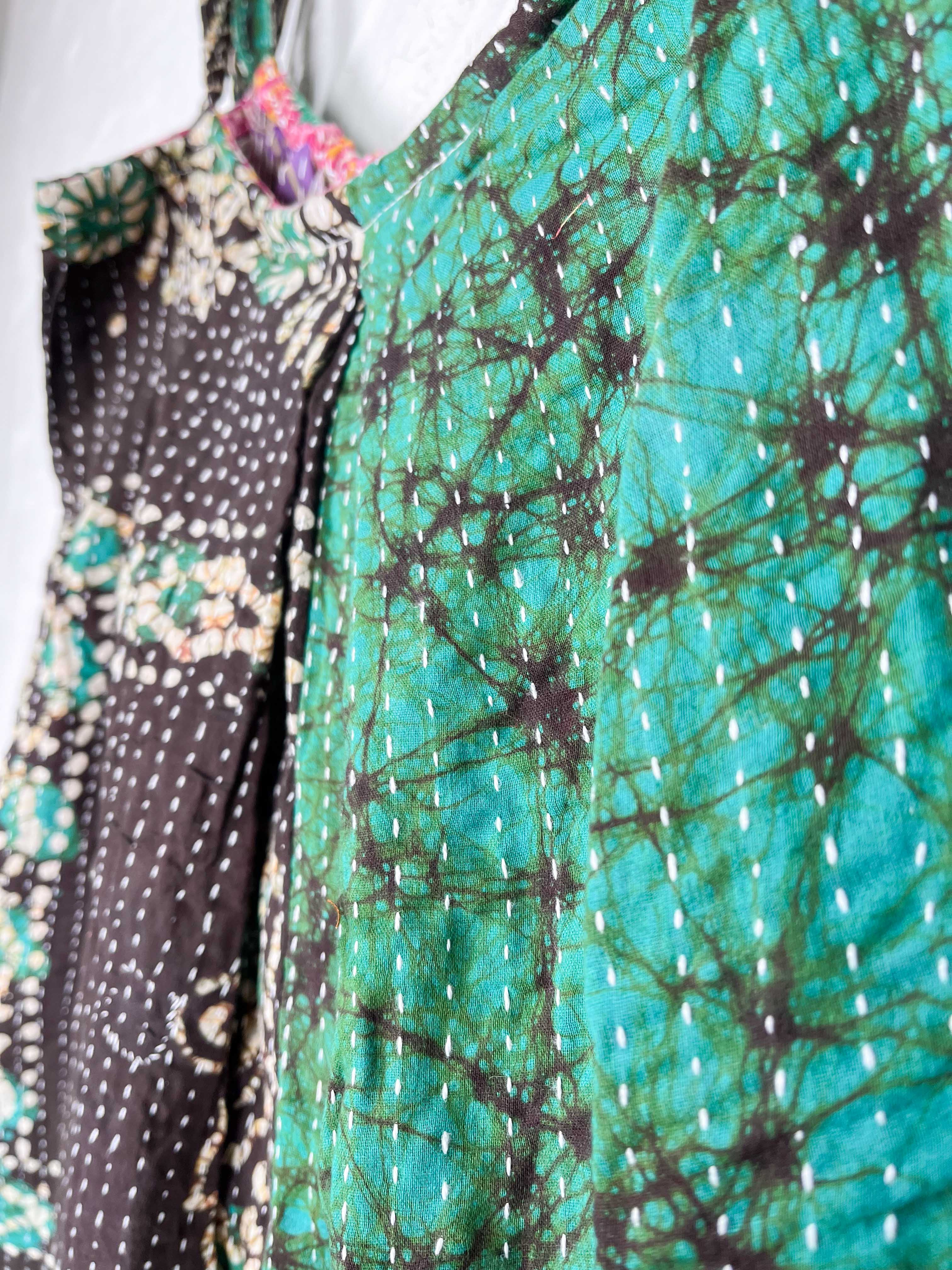 vacation women kantha jumpsuit - Love Protect Sustain