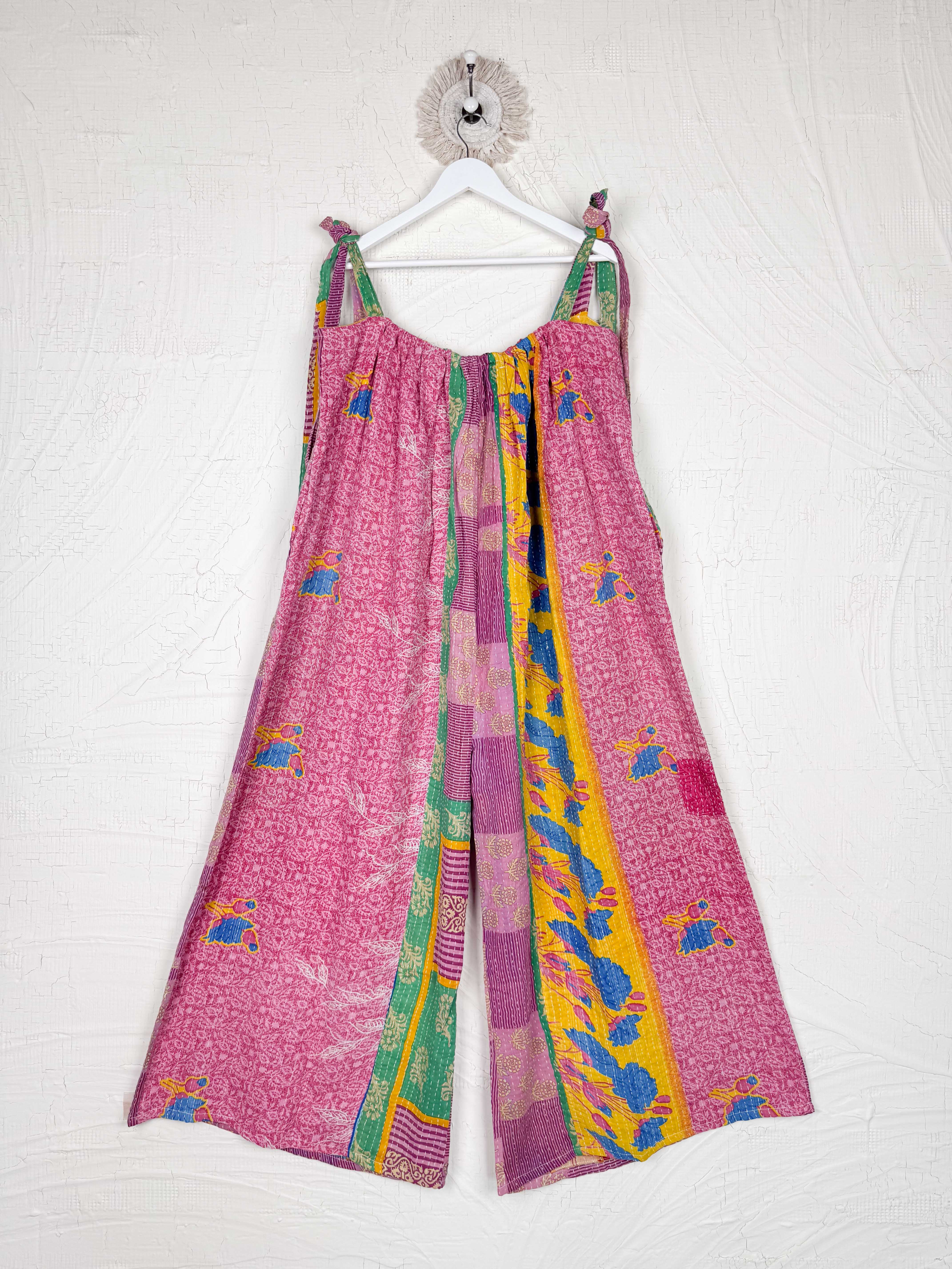 vintage boho retro jumpsuit - Love Protect Sustain