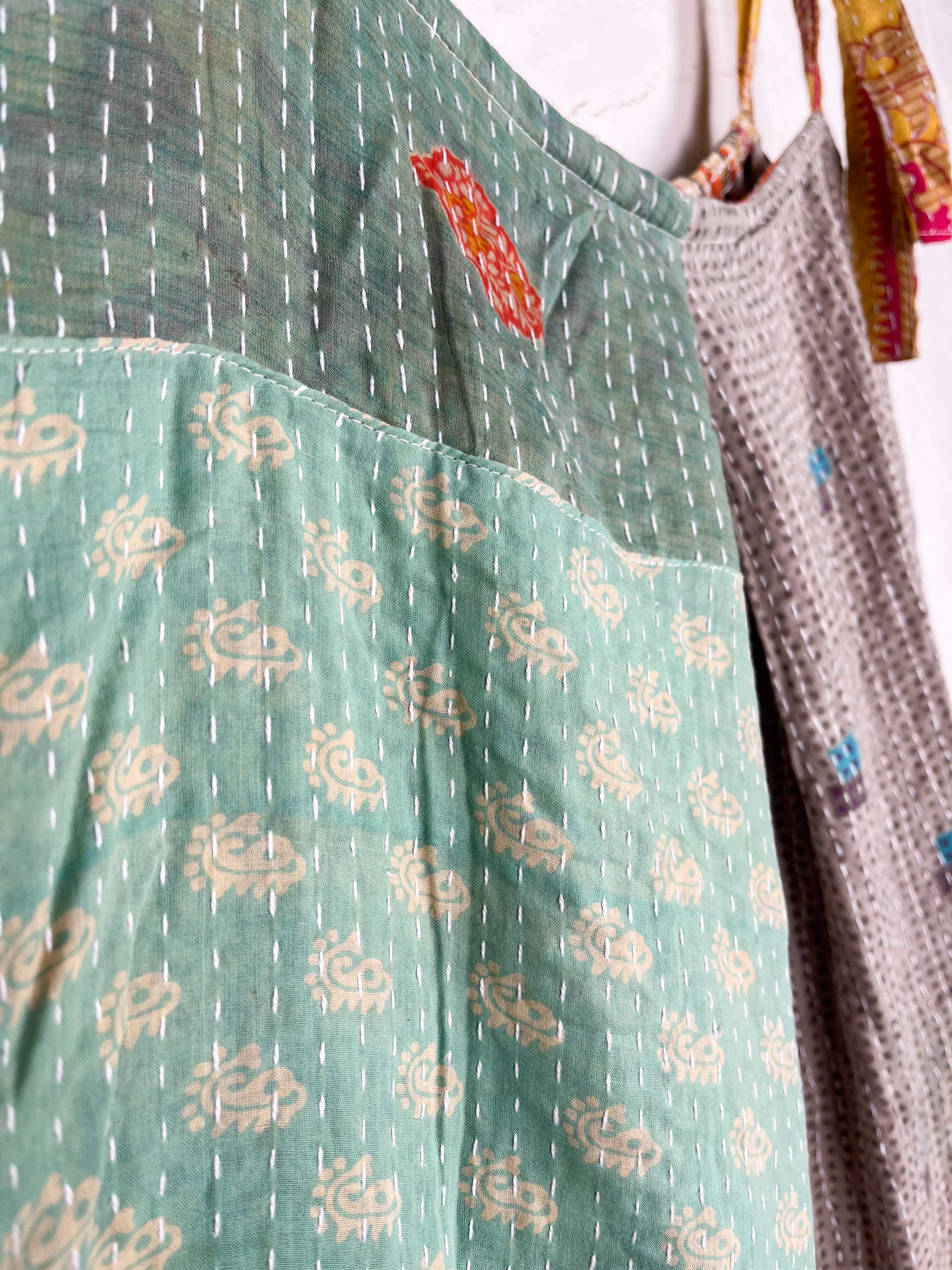 vintage kantha jumpsuit - Love Protect Sustain