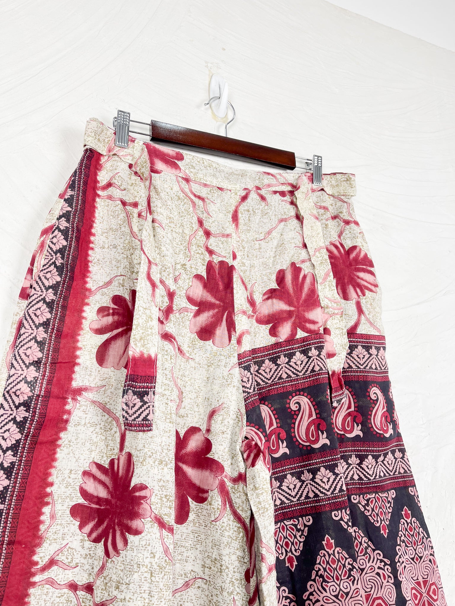 vintage print pants - Love Protect Sustain 