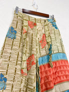 vintage print pants - Love Protect Sustain 