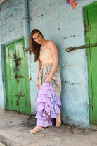vintage ruffle kantha pants - Love Protect Sustain