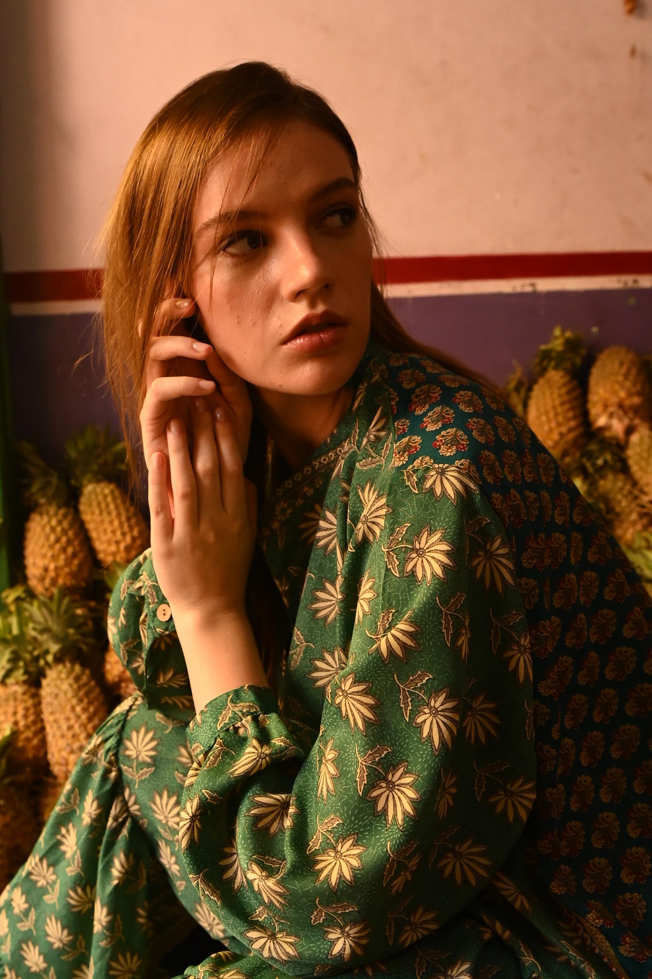 vintage silk dress women - Love Protect Sustain