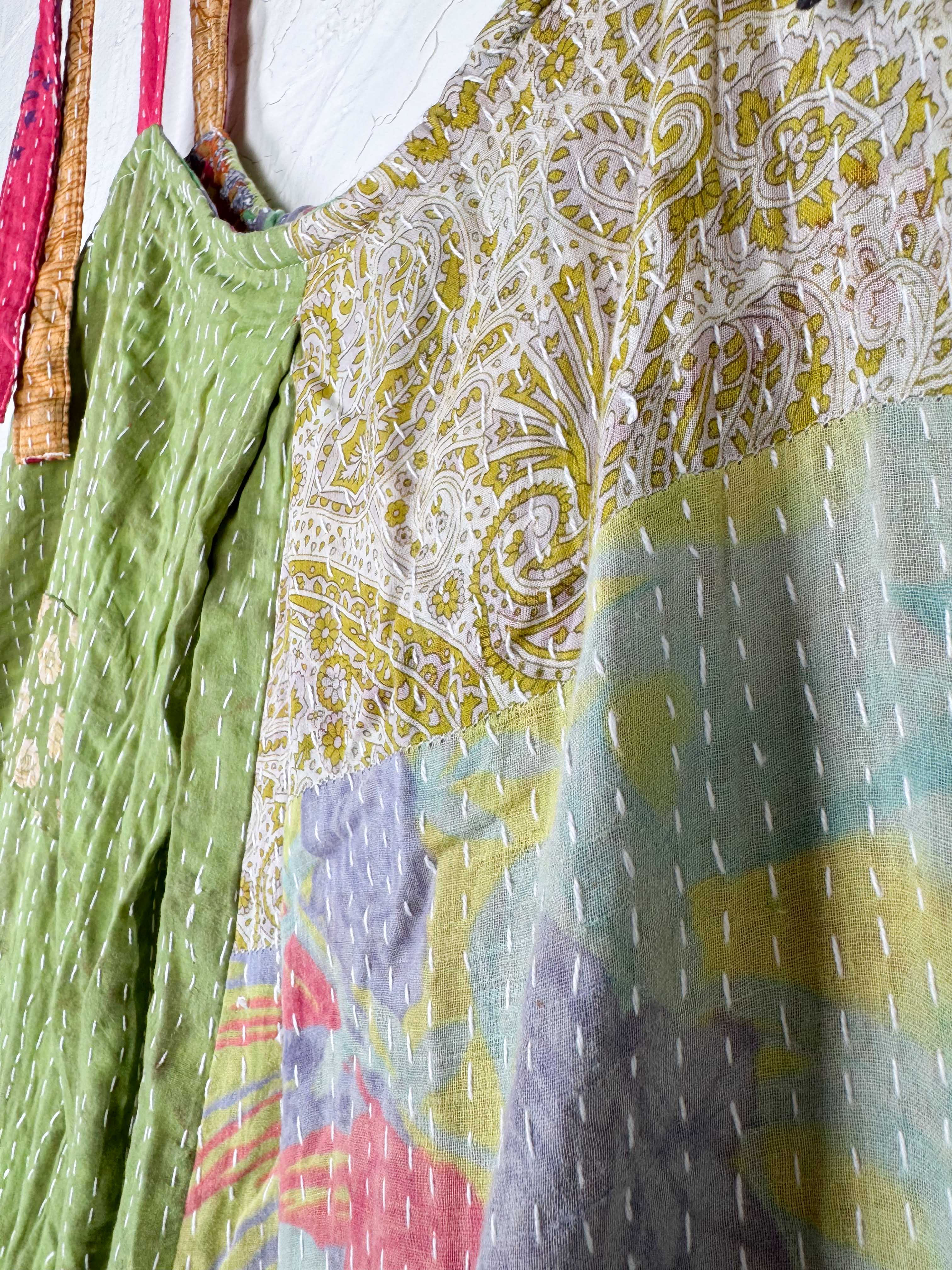 women kantha jumpsuit - Love Protect Sustain