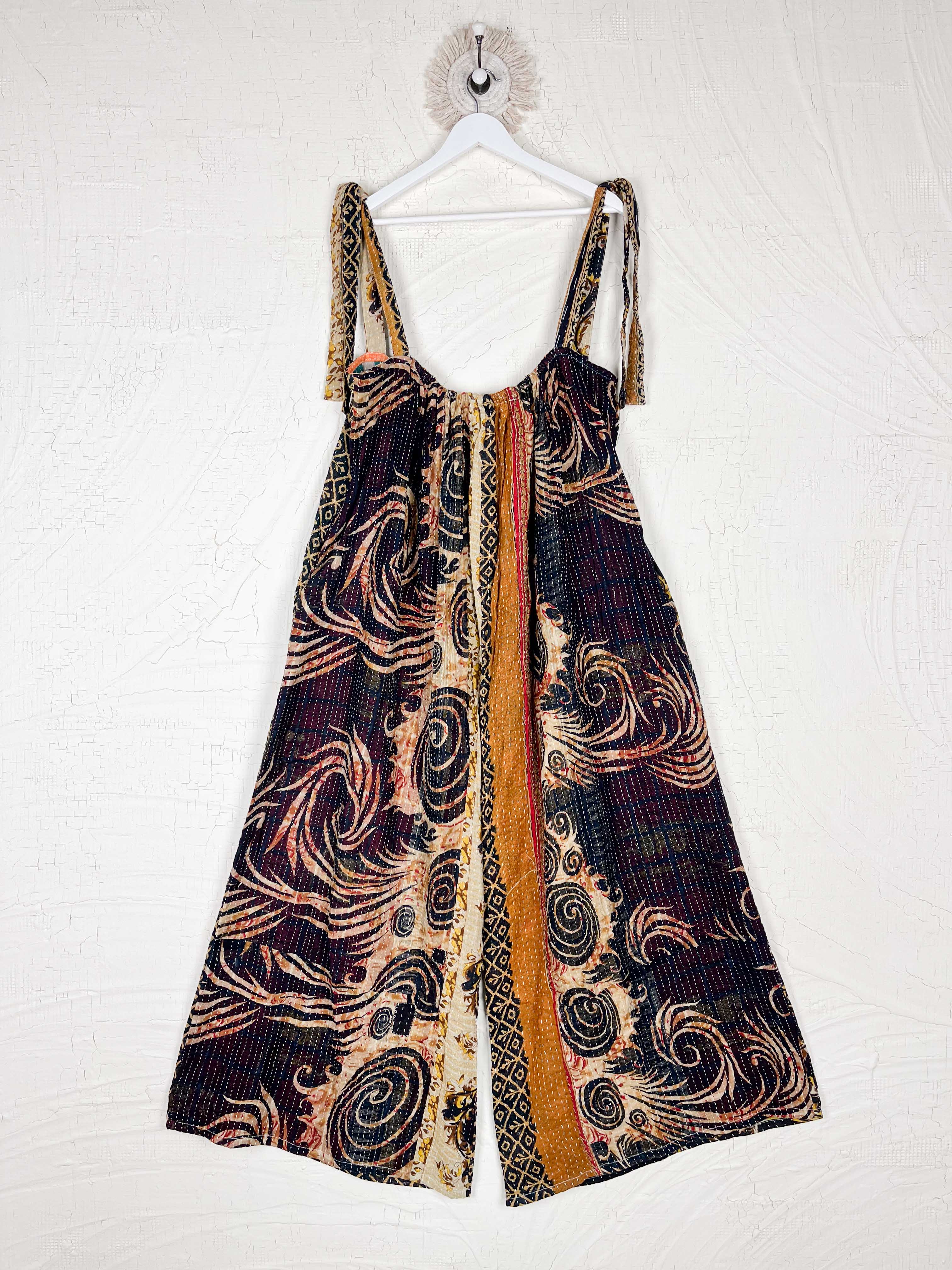 women maternity kantha jumpsuit - Love Protect Sustain